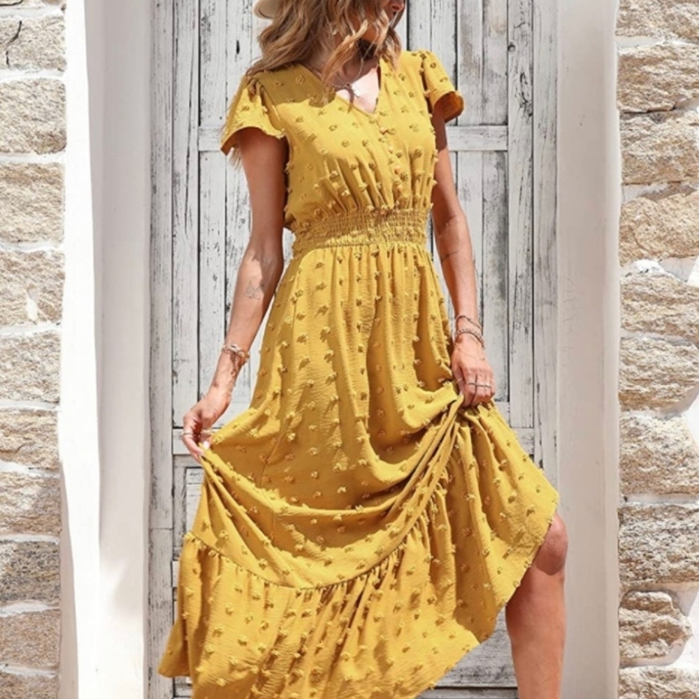 Pretty Garden Boho Dress